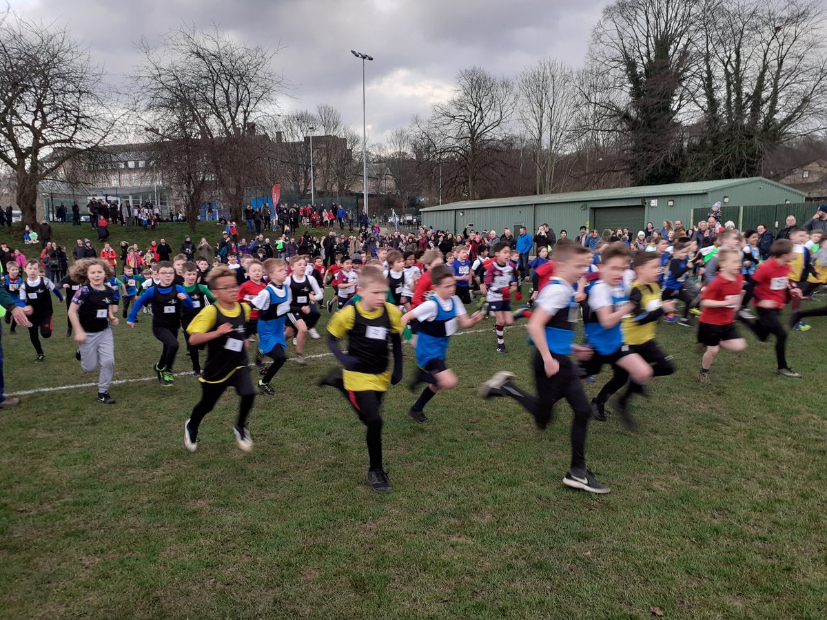 Inspired Cross Country Running today from our children at Bradford Grammar. Congratulations to all especially our new runners. A tough course! Another 1st (Toby) &amp; 3rd (Ben) individually and a 2nd overall place for our boys plus many more memories. <a href="/CrossflattsPri/">Crossflatts Primary</a>