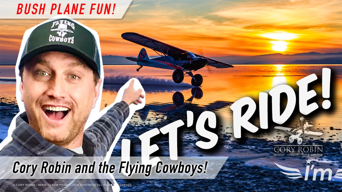 ImAirTV's tweet photo. BUSH PLANE / Sit back, relax, and enjoy the talent – perfect-timed landings, tingles &amp; more with Cory Robin &amp; The Flying Cowboys. Don't miss these great new shows from Cory on our (BUSH PLANE CHANNEL). #ImAirtv Everything Aviation Every Day...Worldwide on ROKU, FireTV Power #AWS https://t.co/oYFtMFDW1N