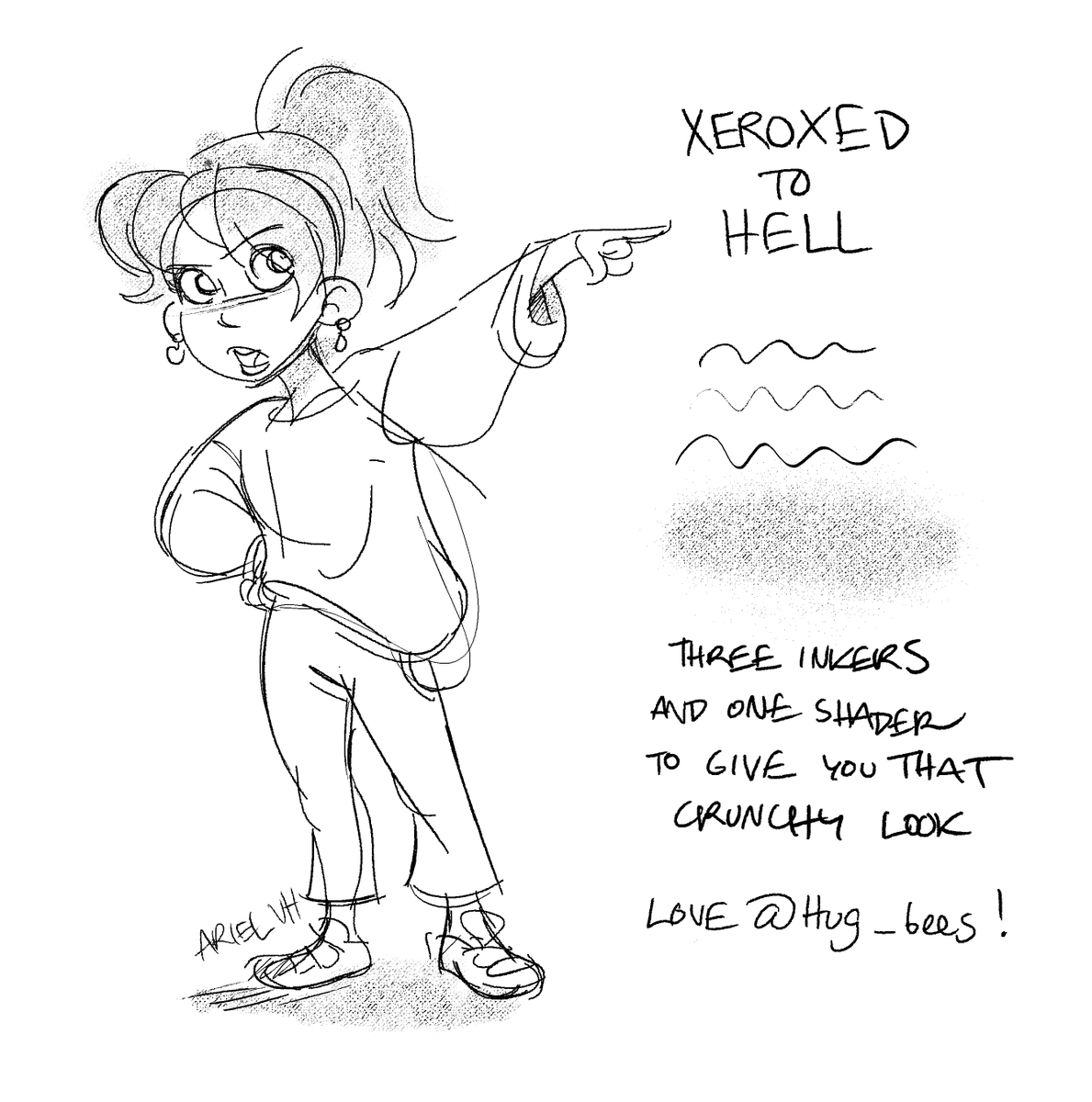 Hey yall! Here's the new link to my xerox brushes on gumroad! Hope you enjoy them!
https://t.co/E42CQmM9Ne