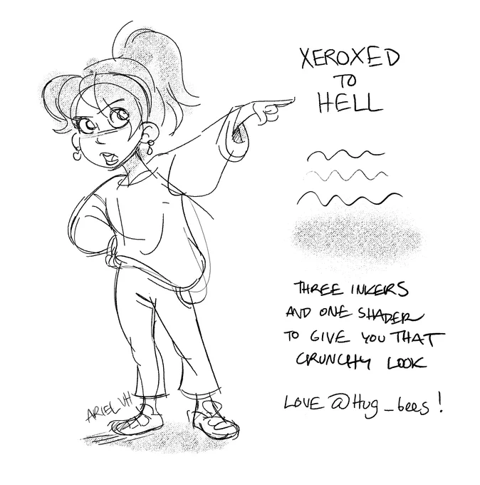 Hey yall! Here's the new link to my xerox brushes on gumroad! Hope you enjoy them!
https://t.co/E42CQmM9Ne 
