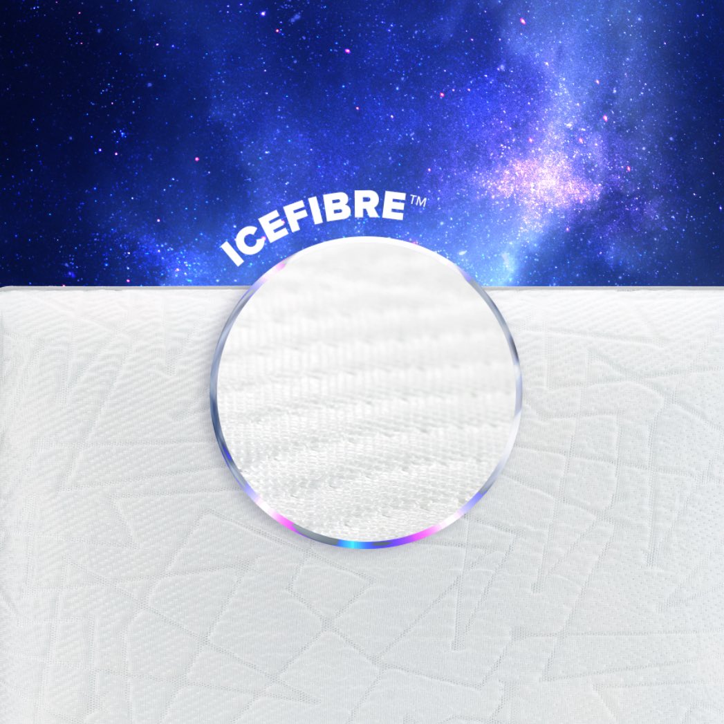 SPACEFOAM's tweet image. Cool to the touch. #IceFibre #SleepCool #SpaceFoamSleep #SleepCoolSleepDeep #BestSleep
