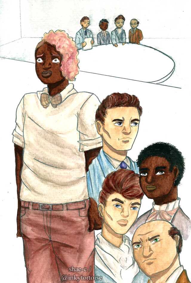 InkyTortoise's tweet photo. Being called to appear before the archangel council is intimidating for any guardian angel! But Tim gets to see the other guardians too! Chap 13 of @vol_ctrl fic is on ao3: https://t.co/K4vSNukJtf
( #GoodOmens #GoodOmensFanArt #gabriel #uriel #fanfic #archangels #internfromhell https://t.co/AuGGaWpwBP