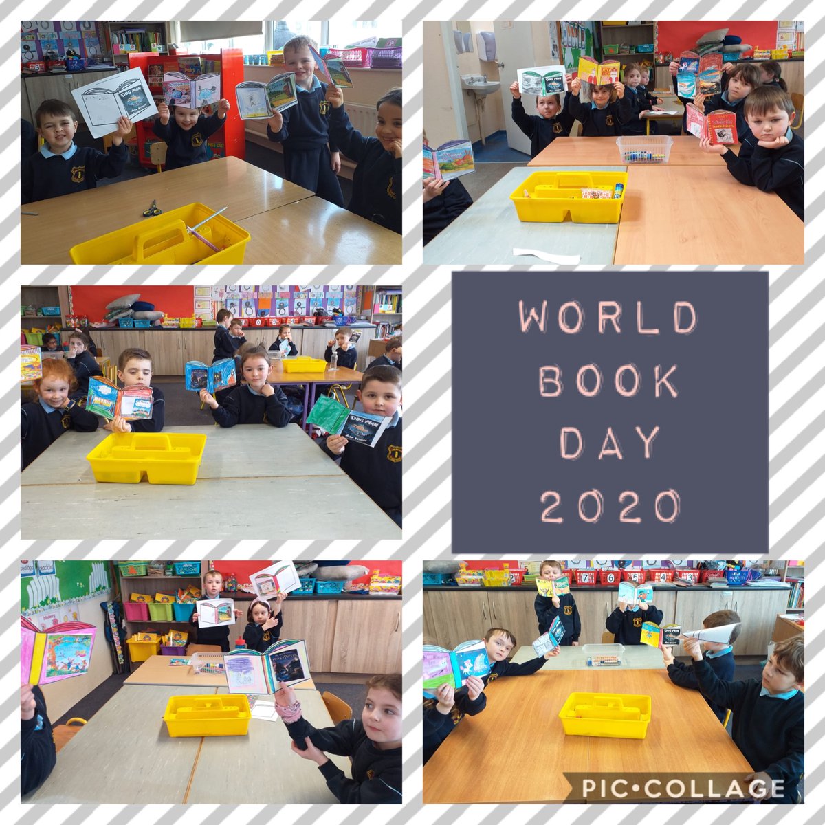 stcolmanscloyne's tweet photo. Ms Kearns #SeniorInfants made #bookcovers of their #favouritebooks @WorldBookDayIE #worldbookday2020 @dear_ireland #lovereading We will display these on #librarydoor soon! @PDSTLiteracy https://t.co/YfgLpCtSKH