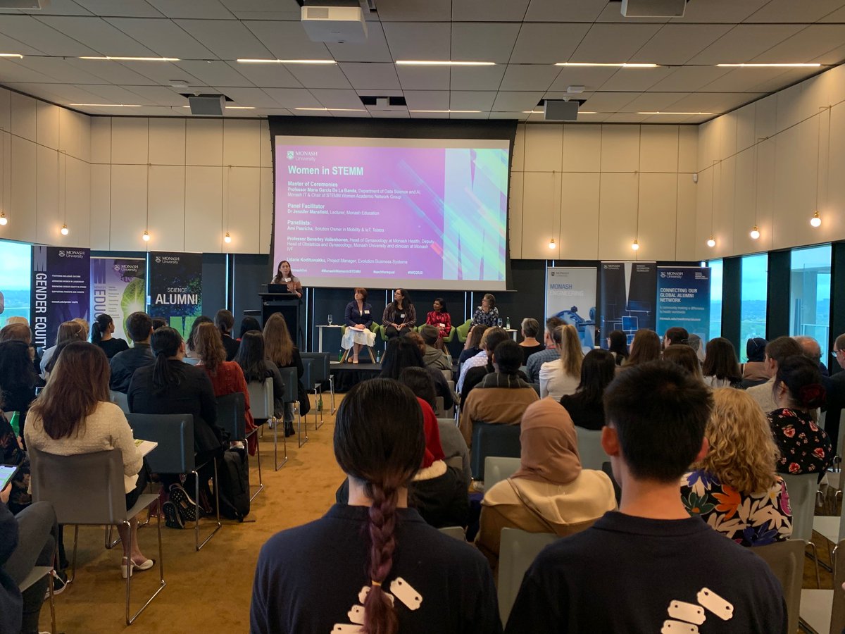 MonashInfotech's tweet image. Yesterday was the #IWD2020 Panel Session – a joint event between #MonashInfoTech, @MonashEducation @monashengineers and @Monash_FMNHS.

We got to meet incredible #women in #STEMM and hear about how they broke their barriers to success. Here are a few images, with more to come!