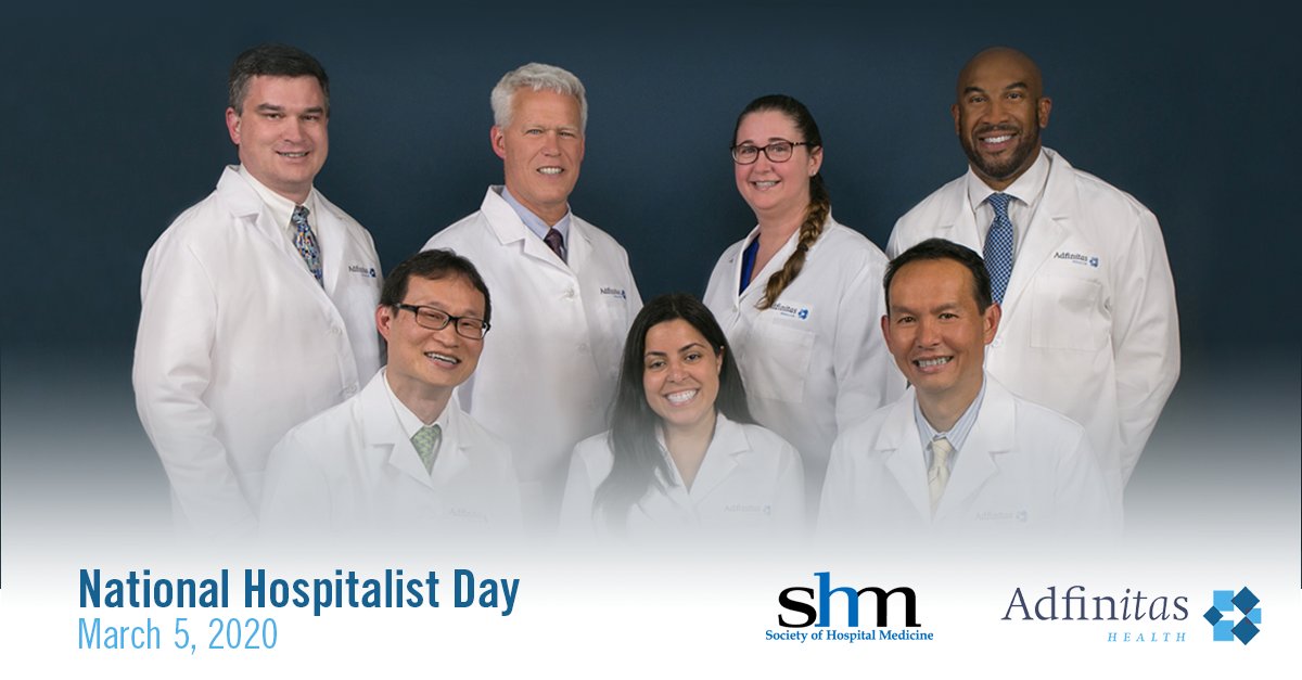 We would like to celebrate all those hospitalists who are an integral part of inpatient care teams both within our own organization and around the country. See more about how we help hospitals with their care: adfinitashealth.com  #HowWeHospitalist #NationalHospitalistDay