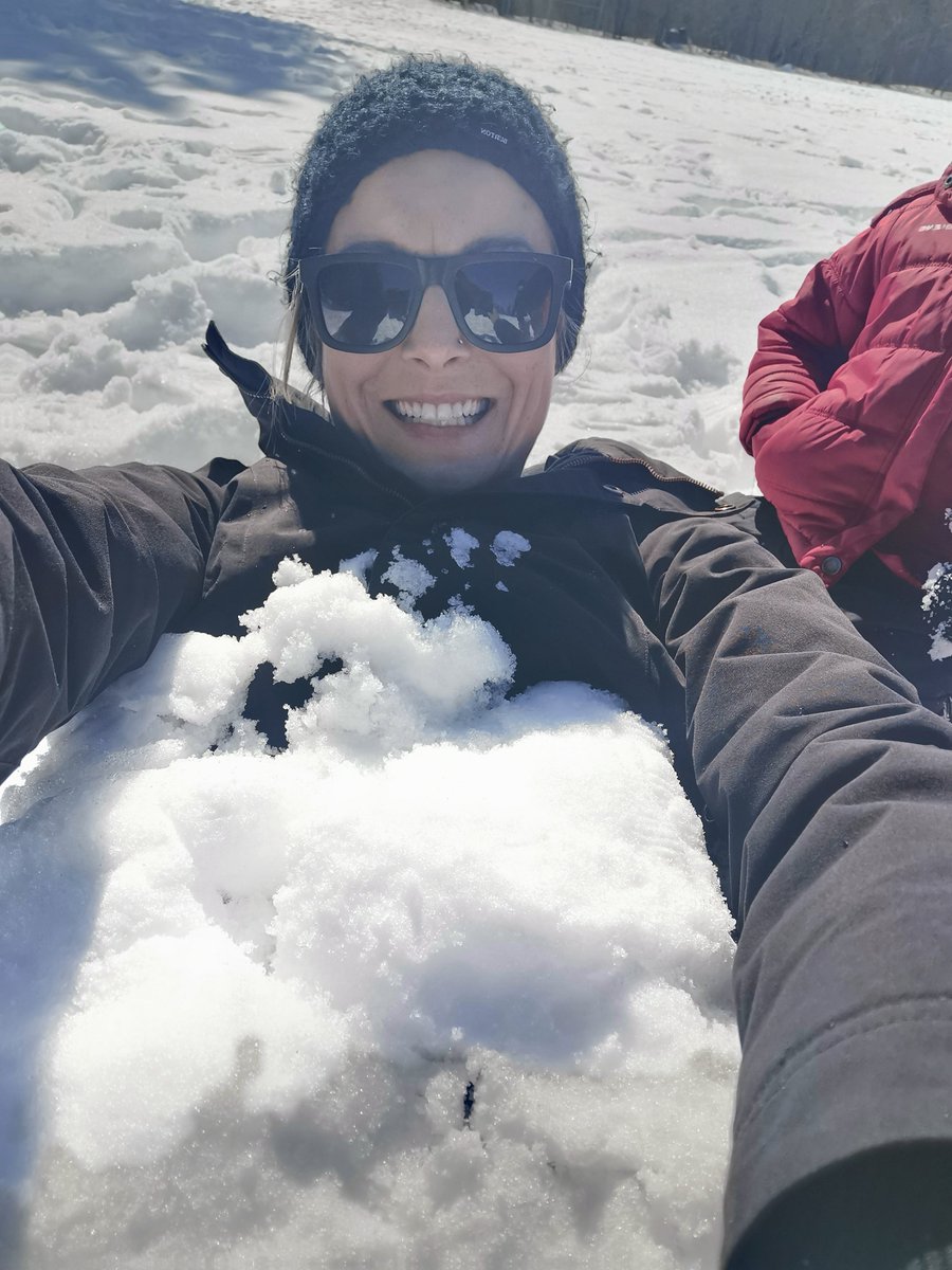 SauveMrs's tweet photo. Kindergarten outdoor education. 🥰 Alphabet hunt and an attempt at a mindful minute. The mindful minute was peaceful until 16 little hands decided to bury me up to my  shoulders in snow! 🙈🙉🙊
What a beautiful/fun day! https://t.co/0OCjNJ5mCN
