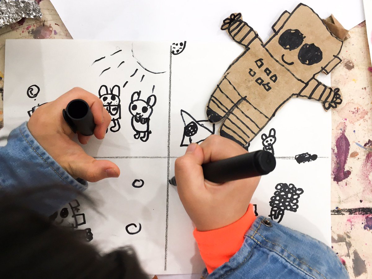 artbashhackney's tweet image. #WorldBookDay2020 = world class character making for world class visual story telling. #literacyandart #LiteracyMatters #art #kidsart