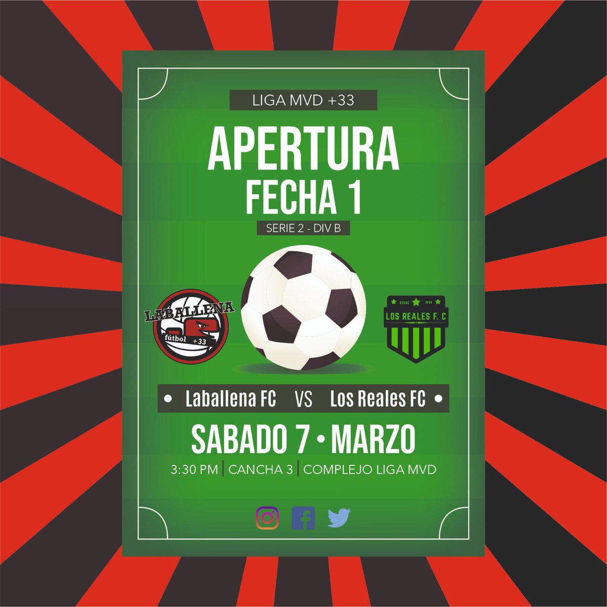 Se acabó la espera !! Vuelve el fútbol!! Vamo Cetáceo!! <a href="/LIGA_MVD/">LIGA MVD</a> <a href="/leyendasmvd/">leyendasMVD</a> #modomvd