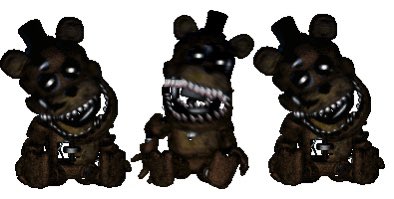paperfreddy ): plushies fnaf 1 ,2 and 4