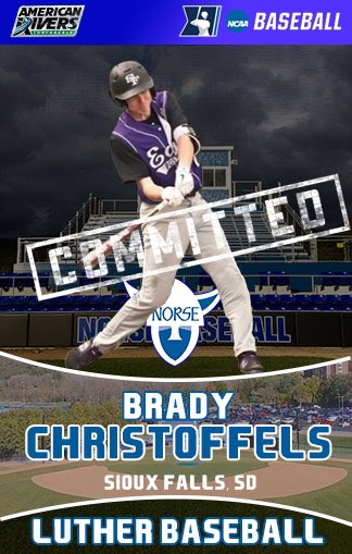 BradyStoffs's tweet photo. Proud to announce my commitment to continue my academic and athletic career at Luther College. https://t.co/b16vXWByKB