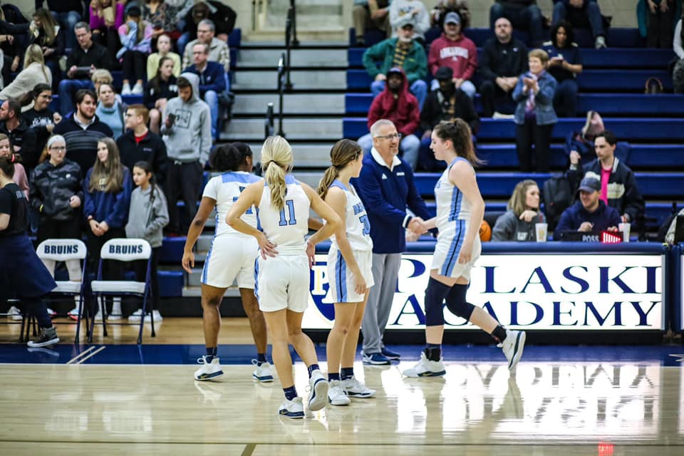 pulaskiacademy's tweet image. Congratulations to the #PAGirlsBasketball Lady Bruins for another #PABruWIN against Nashville in the first round of the state tournament! Tomorrow the team will #PACompete against Harrison at 7:00 PM at Farmington High School. 💙🙌🏀💛