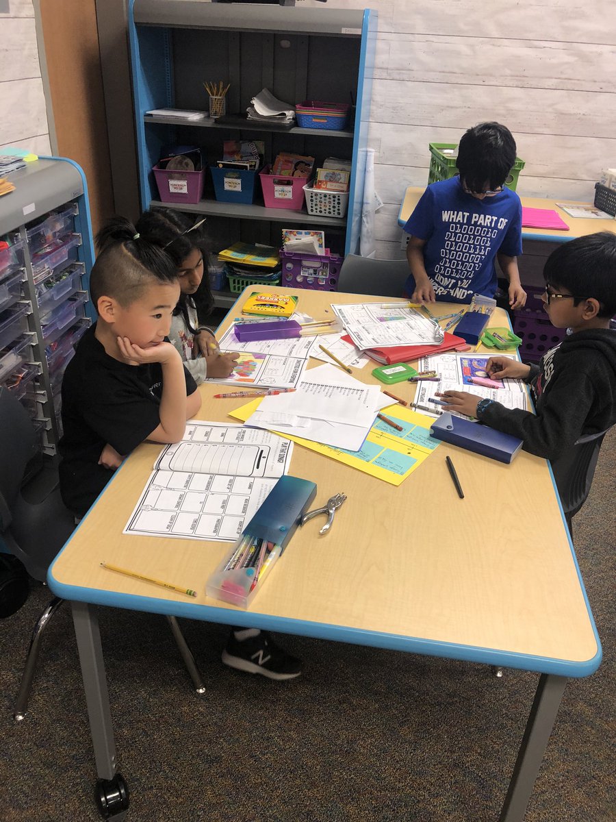 MissLittlejohn2's tweet photo. Working on a cross-curricular party planning project all while practicing cooperation, our @careacter trait for the month of March! @AESowls https://t.co/DcJxZEz7DQ