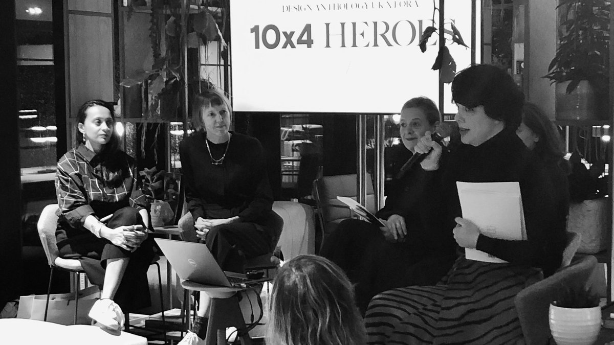 carocomms's tweet photo. Thank you 🙏 Libby Sellers (@GalleryLSellers), Biba Dow (@dow_jones_archs), Spandana Gopal (@Tiipoi), and Sherry Dobbin (@sherryrdobbin @futurecityblog) for sharing the stories of their very own heroes tonight, courtesy of @fora_space Shoreditch and @DA_UKmag #IWD2020 #ForaHer https://t.co/z0LtLVQ6qf