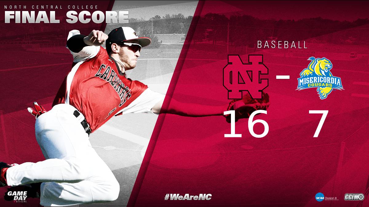 NCC_Athletics's tweet photo. .@nccbaseball Runs Away with 16-7 Win Over Cougars #WeAreNC βΎοΈ #d3b #d3baseball
π: https://t.co/HHSn4ZWB8I https://t.co/1MWg3UFKNL