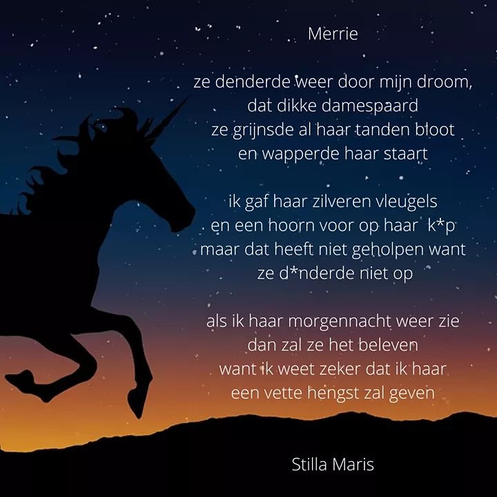 Voor wie niet slapen kan. Of niet wil. #versgedicht #stillamaris