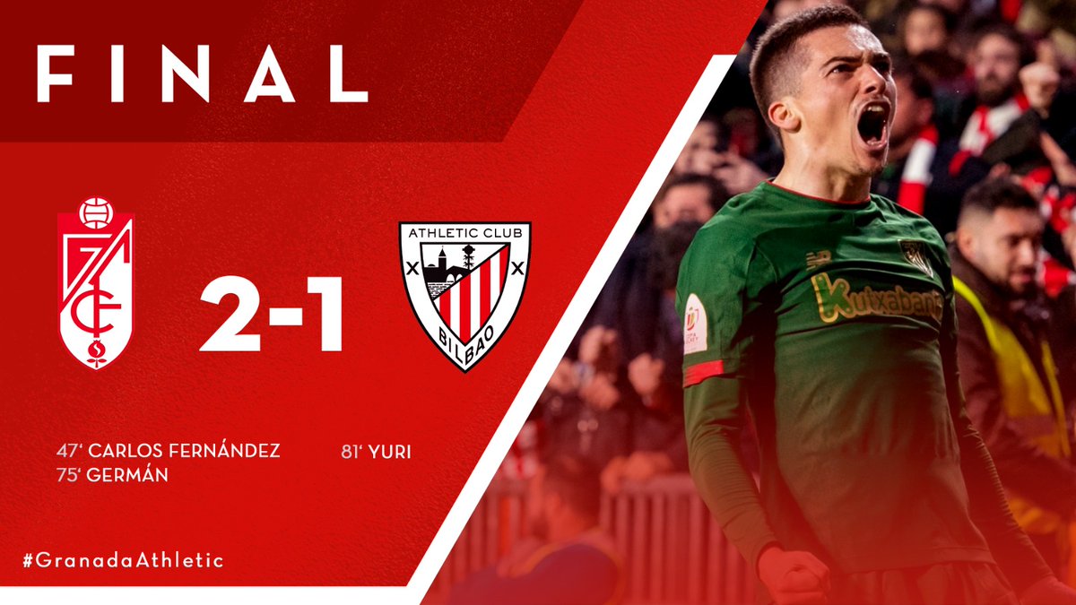 👏 ¡¡¡Estamos en la final!!! 🔴⚪️

¡El sueño continúa! #BiziAmetsa 💭

💪 GOAZEN ATHLETIC ‼️

#GranadaAthletic 🏆 #AthleticClub 🦁