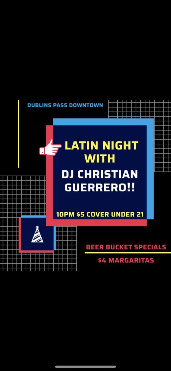 DublinsPass's tweet photo. Come on out tonight! https://t.co/r00FefSTsB