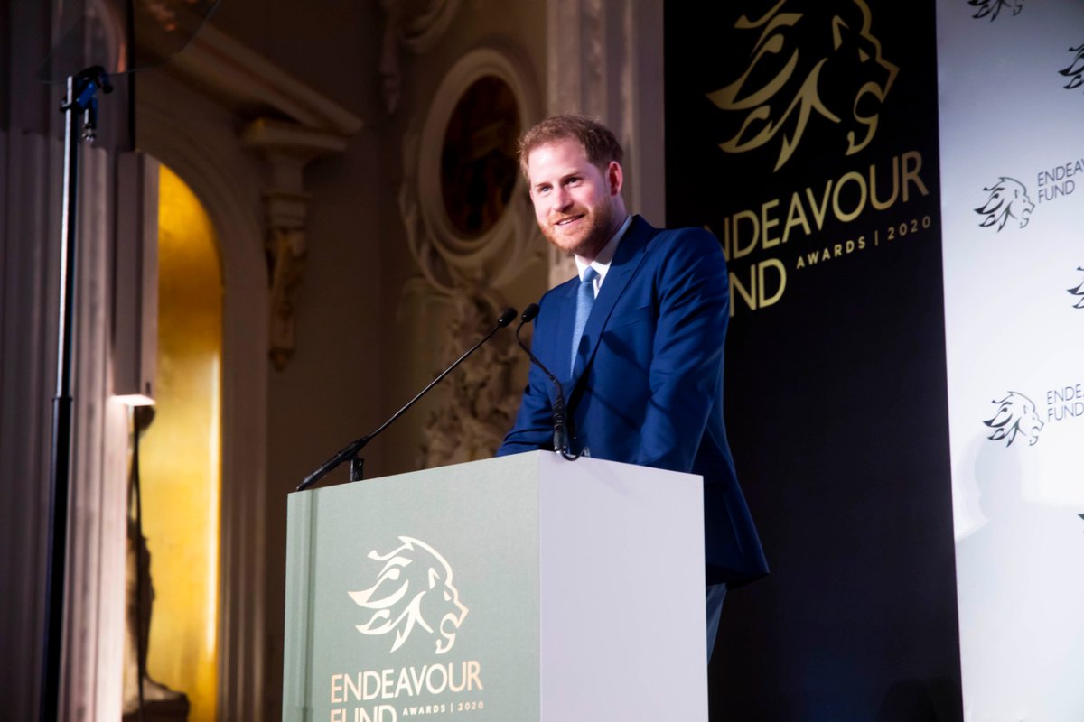 'The Endeavour Fund is not just about recovery, it’s about discovering a new way of living – finding a new sense of purpose and you have most definitely found that.' - The Duke of Sussex at the #EndeavourFundAwards