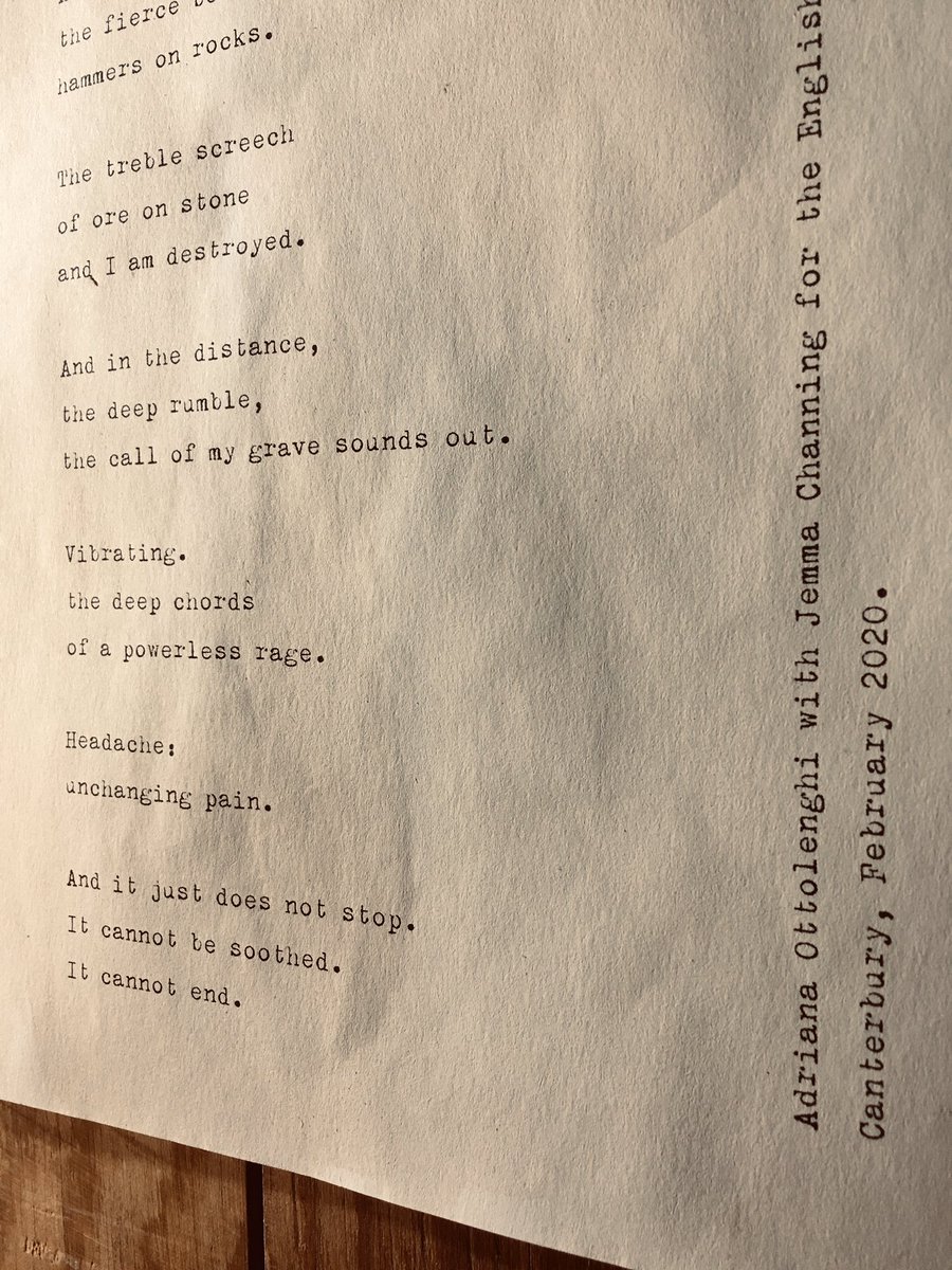 Adriana Ottolenghi’s installation is also becoming a poetry workshop where anyone can translate, rewrite and write in response. It’ll continue online after POW Thanet 2020. #101social #powthanet