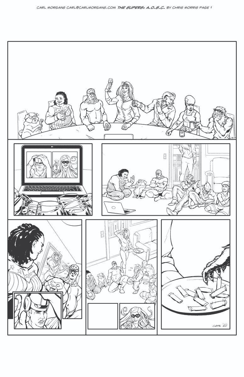 carlmorgans's tweet photo. @warrenellis Hello, I'm Carl Morgans. Here are a few pages I've done for 2 independent writers. My email is carl@carlmorgans.com. Thanks! https://t.co/lMc1Eo7nKA