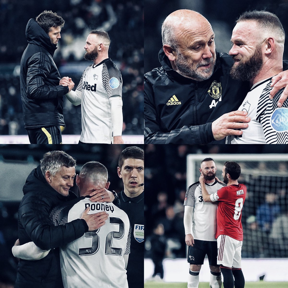 MUFCScoop's tweet photo. Wayne Rooney catching up with some old friends 🔴 #MUFC https://t.co/O43qqjAcJR