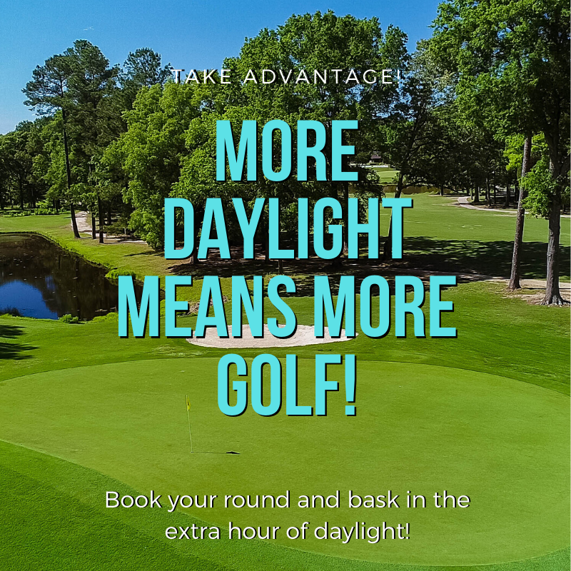 Chester_Golf_SC's tweet photo. More daylight means more golf!  Enjoy that extra hour of sunshine on the course at Chester Golf Club: https://t.co/juEXzwt7mQ https://t.co/Nj14j3ZQYv