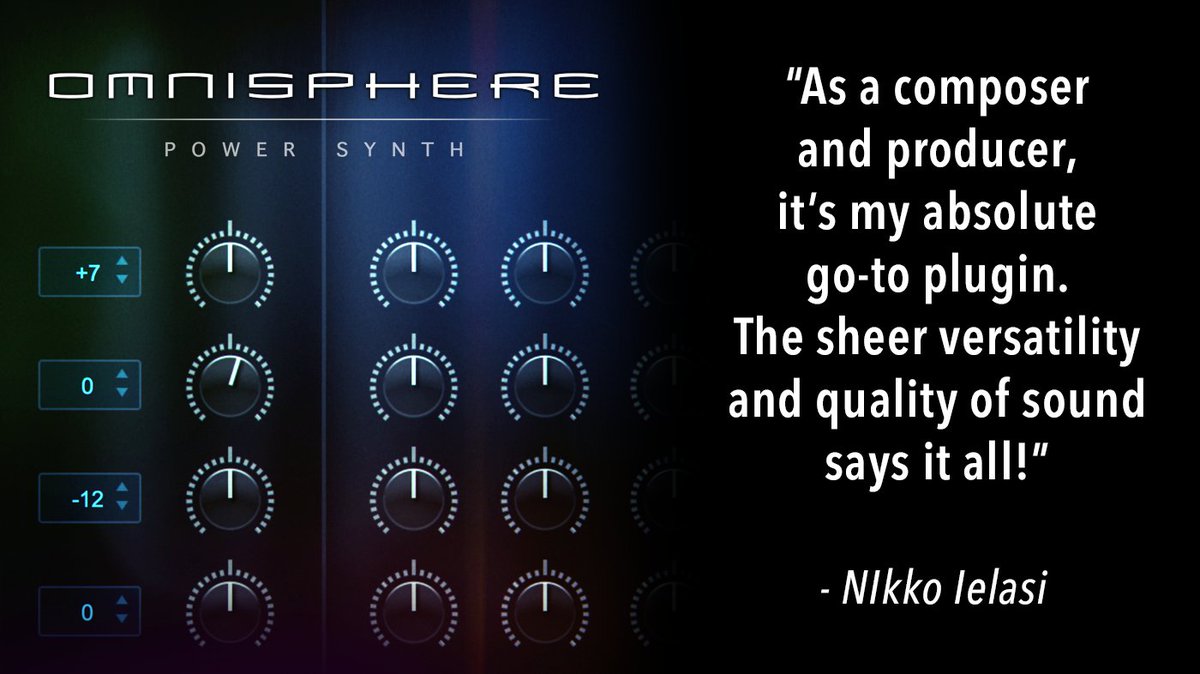 Spectrasonics's tweet photo. https://t.co/osev3c8i0I