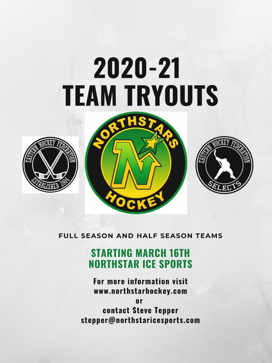 NorthstarHockey's tweet photo. 2020-21 NorthStars Hockey Club - Team Tryouts https://t.co/uUODZUVaA1 https://t.co/vQVtbicBa3