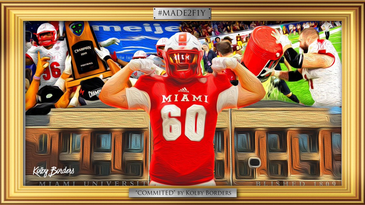 kolby_borders's tweet photo. Blessed🙏🏼 Commited✅✅ @MiamiOHFootball @Martin_Miami_HC @CoachBarnett_MU @RedHawk_Recruit @McCMavsFootball https://t.co/m4C01Zyv58