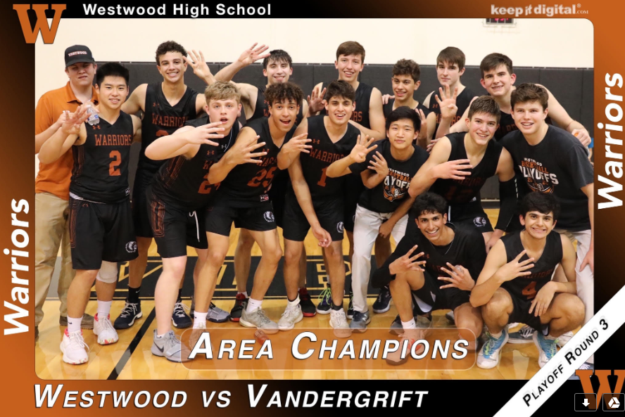 We will be having a spirit circle at the patio at 8:55 am tomorrow to celebrate and wish the boys good luck at the State Playoff Regional Tournament in Dallas this weekend. Please join us in the morning, Go Wood! <a href="/WW_TheTribe/">The Tribe</a> <a href="/Westwoodhoop/">Westwood Basketball</a> <a href="/coach_awood/">Anthony Wood</a>