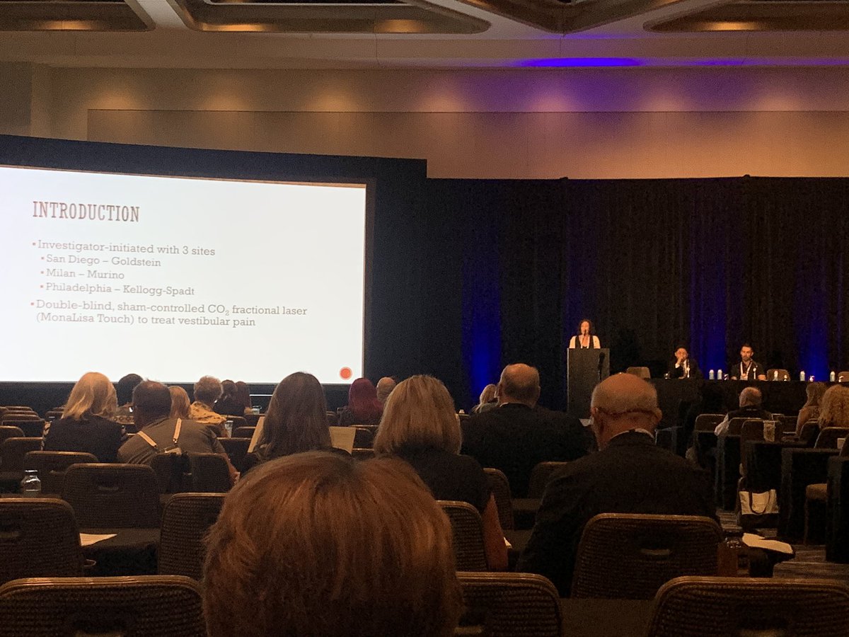 Our own Sue Goldstien presenting about CO2 Fractional Laser Therapy in women with vestibulodynia. Laser therapy can improve vestibular health!    #ISSWSH2020