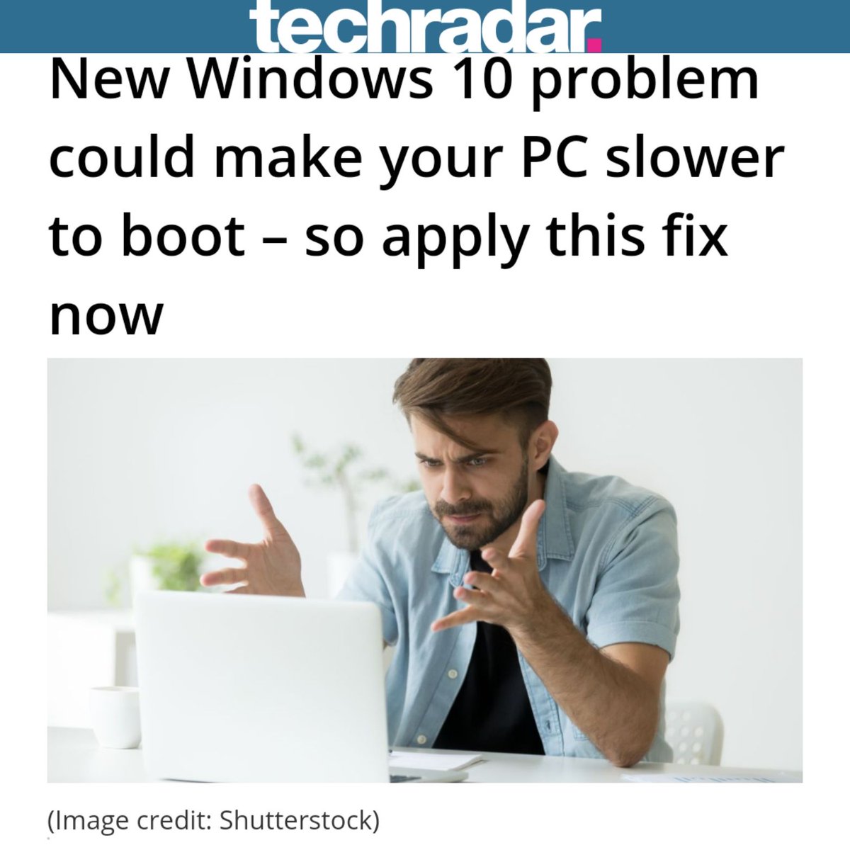 Calculated_Comp's tweet photo. via #TechRadar #New #Windows10 #problem could make your #PC #slower to #boot – so apply this #fix now
#CalculatedComputers #TechNews #WindowsUpdate #Microsoft #Tech #Technology #Switch2Linux #SwitchToLinux #Linux #Ubuntu #ZorinOS #LinuxMint https://t.co/l3qRFublqB