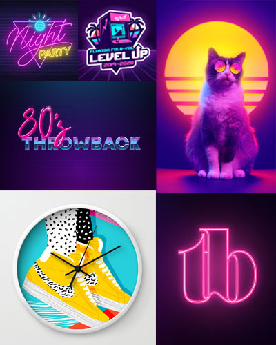 TinyBullyAgency's tweet photo. The latest #tinytrend in design? 80's throwbacks. Step up your game with gradients, neon hues & dance bar charm.
#design #designtrends #branding https://t.co/150fObMaNK
