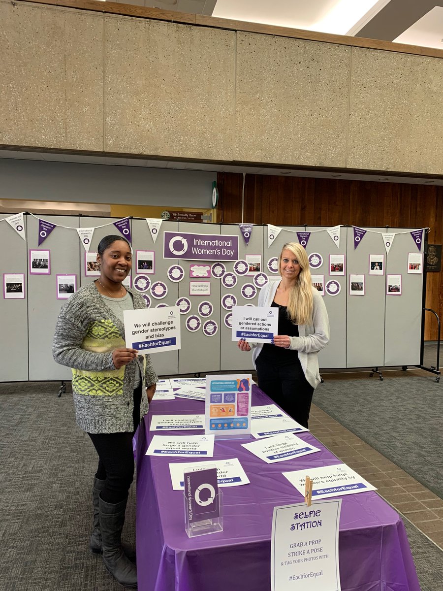GSUcareer's tweet photo. Wonderful International Women’s Day exhibit at GSU!!! https://t.co/S7UUghIFoh