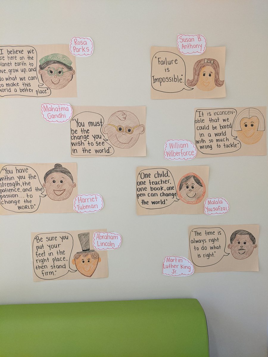 MoniqueJacob1's tweet photo. Mrs DiOrio's first grade wall of inspiration. https://t.co/zG4kVFWQtb