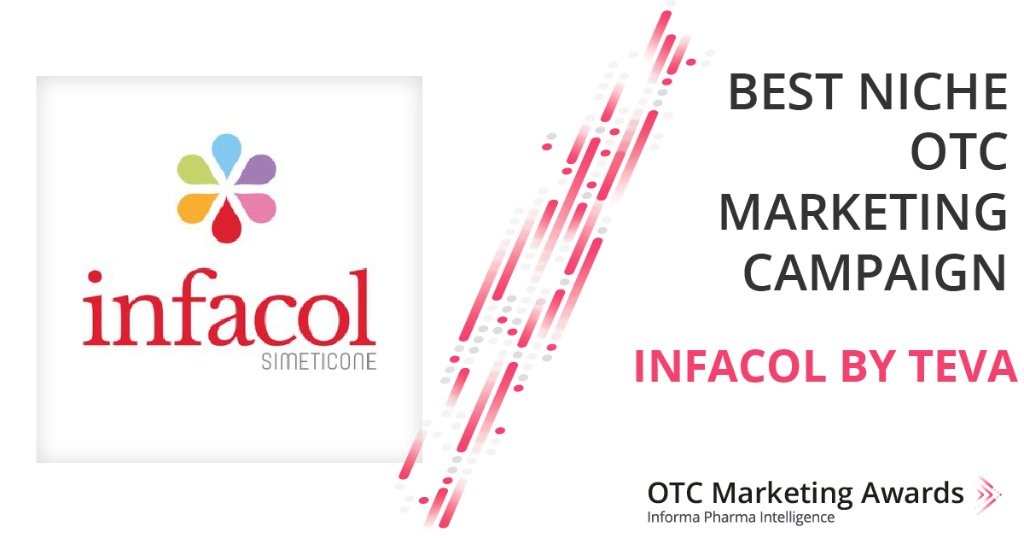 Citeline's tweet photo. Well done to @Teva_UK for their best Niche #OTC campaign for #Infacol! Congratulations on this win! #OTCMarketingAwards https://t.co/onqgrJZHn7