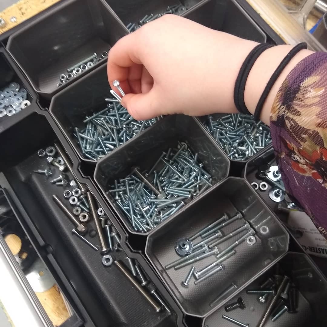 STEMpythons's tweet image. Our technical team is working on finishing up all the little elements of our awesome robot!!!