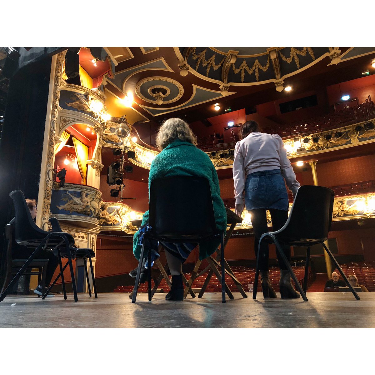 PlatformCrewe's tweet image. We had the great honour of rehearsing in the main house at the @CreweLyceum this evening ahead of our sold out performance on the Lyceum Studio tomorrow night.  We’re so excited to be back here in our home town.