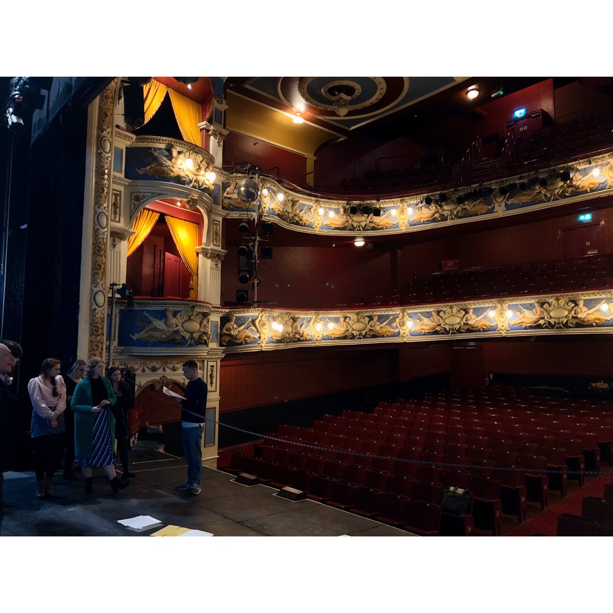 PlatformCrewe's tweet image. We had the great honour of rehearsing in the main house at the @CreweLyceum this evening ahead of our sold out performance on the Lyceum Studio tomorrow night.  We’re so excited to be back here in our home town.
