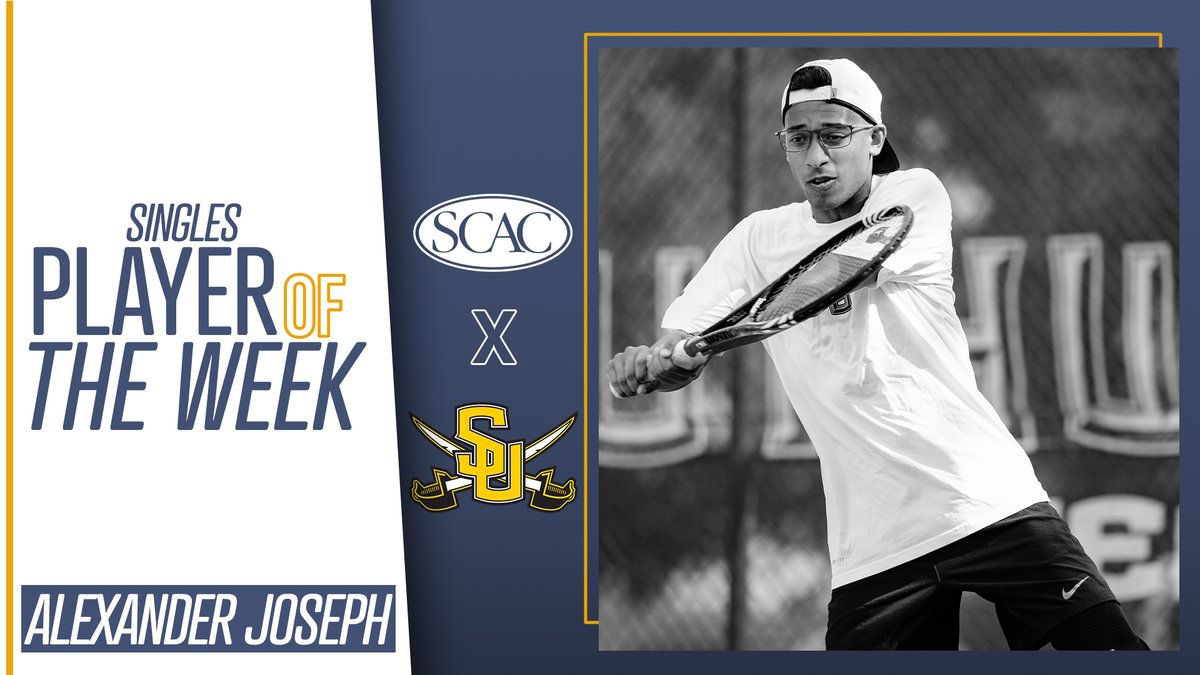 SCAC_Sports's tweet image. .@SUPirates Alexander Joseph &amp;amp; Doubles Team Hunter Bajoit &amp;amp; Hemanshu Rambojun - named #SCACMten Singles Player &amp;amp; Doubles Team of the Week! 

📰 Singles | bit.ly/32SvWMV
📰Doubles | bit.ly/2Ima0jA