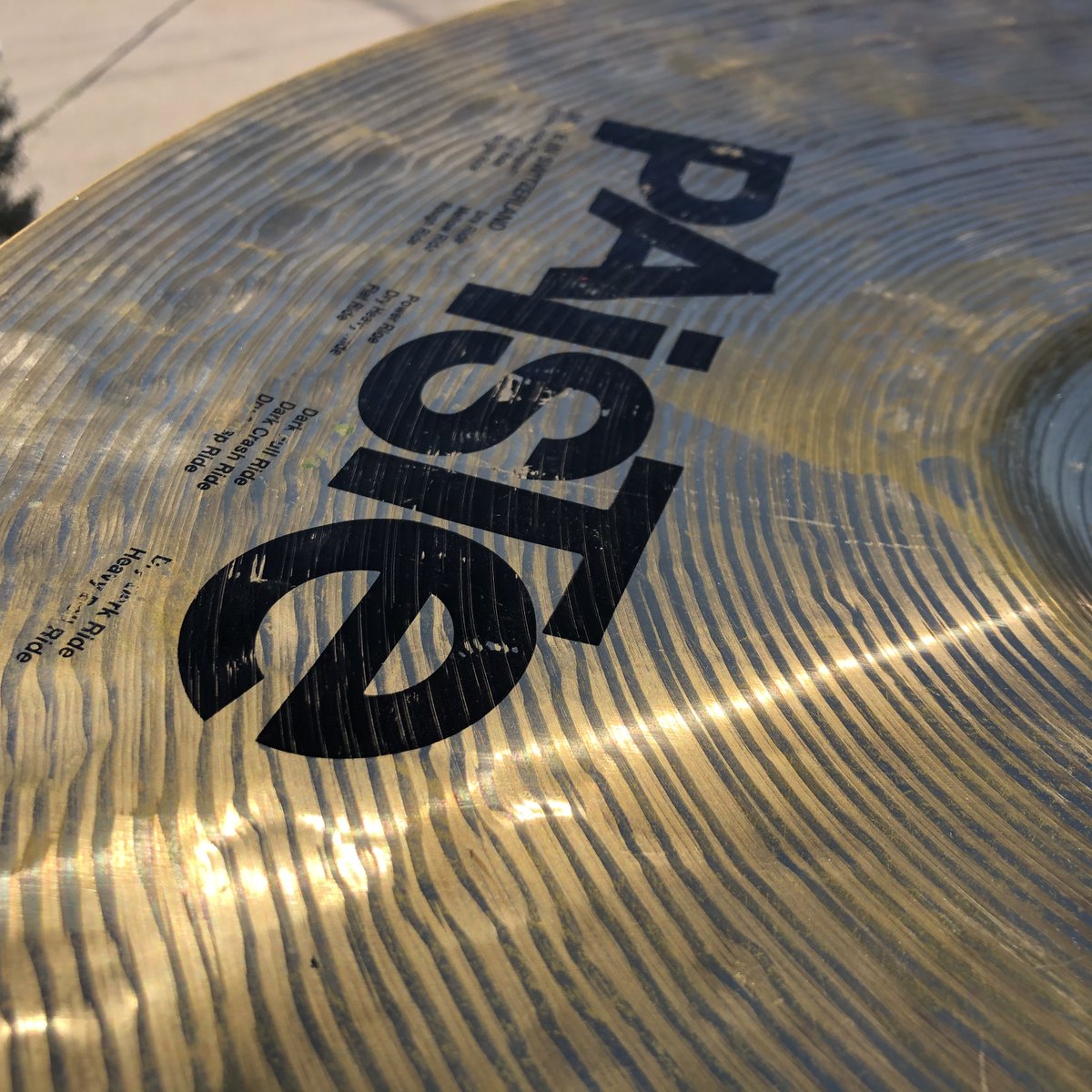 The_Ghost_Note's tweet photo. Paiste 20" Signature Dark Full Ride - Handmade with Paiste's patented bronze alloy to a medium weight.

#theghostnote #drumshop #musicstore #paistecymbals #paiste #cymbals #cymbal #ridecymbal #stewartcopeland #alexvanhalen #northtexas #dfw #denton #tx https://t.co/EJgQHULjEJ