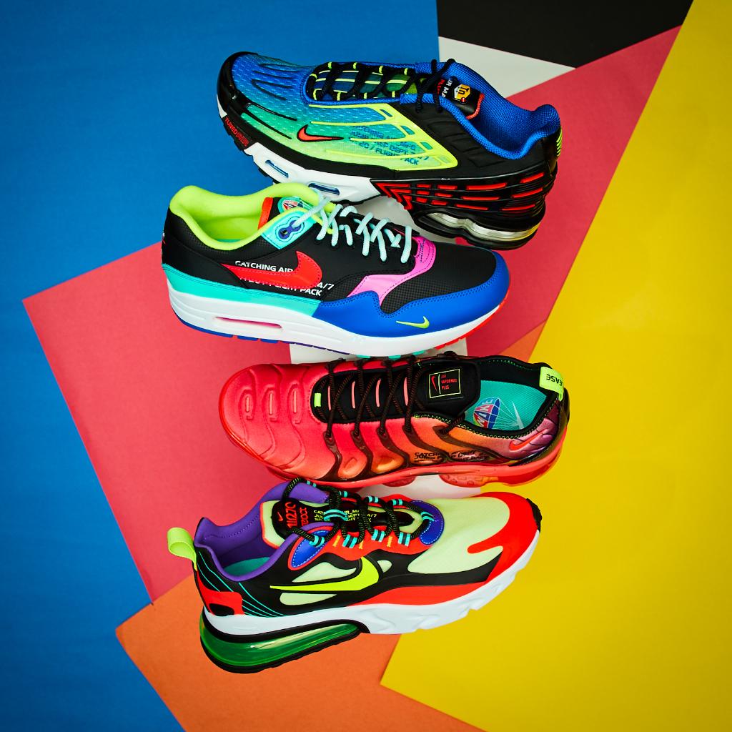 nike catching air collection