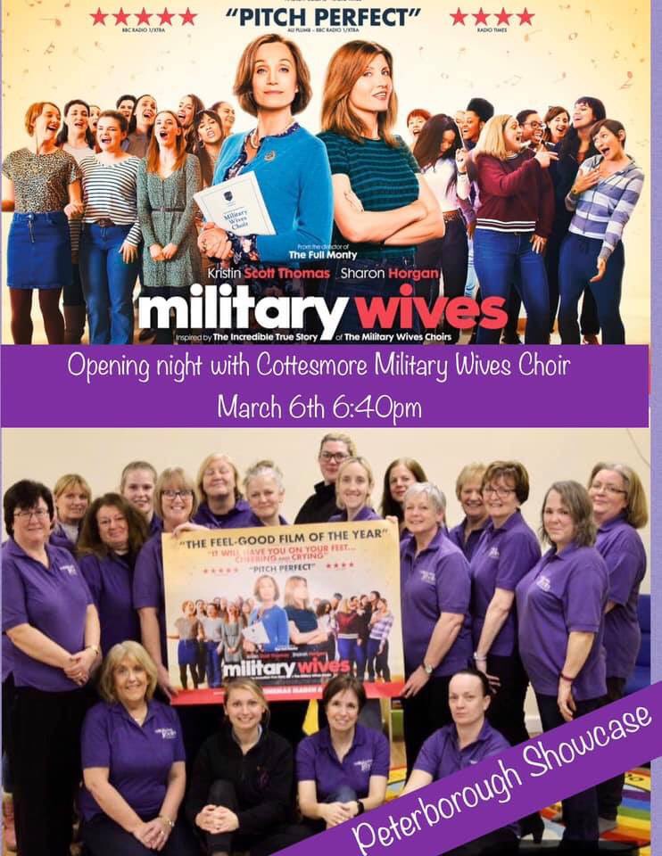 Looking forward to tomorrow night. Thank you <a href="/ShowcaseCinemas/">Showcase Cinemas UK</a> de Lux Peterborough for inviting us along. #MilitaryWives