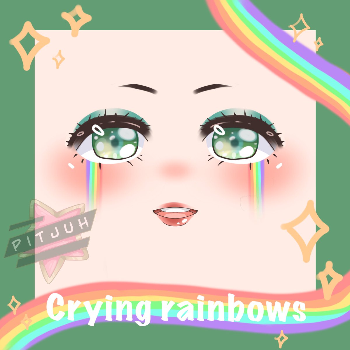 Pitjuh On Twitter Crying Rainbows Face I Made Hopefully For Rh Kateka22 Nightbarbie Cybernova Retweets And Likes Appriciated Https T Co 2feh0mosxq Https T Co Hpvd3sklv4 - sad face tears cry sold roblox