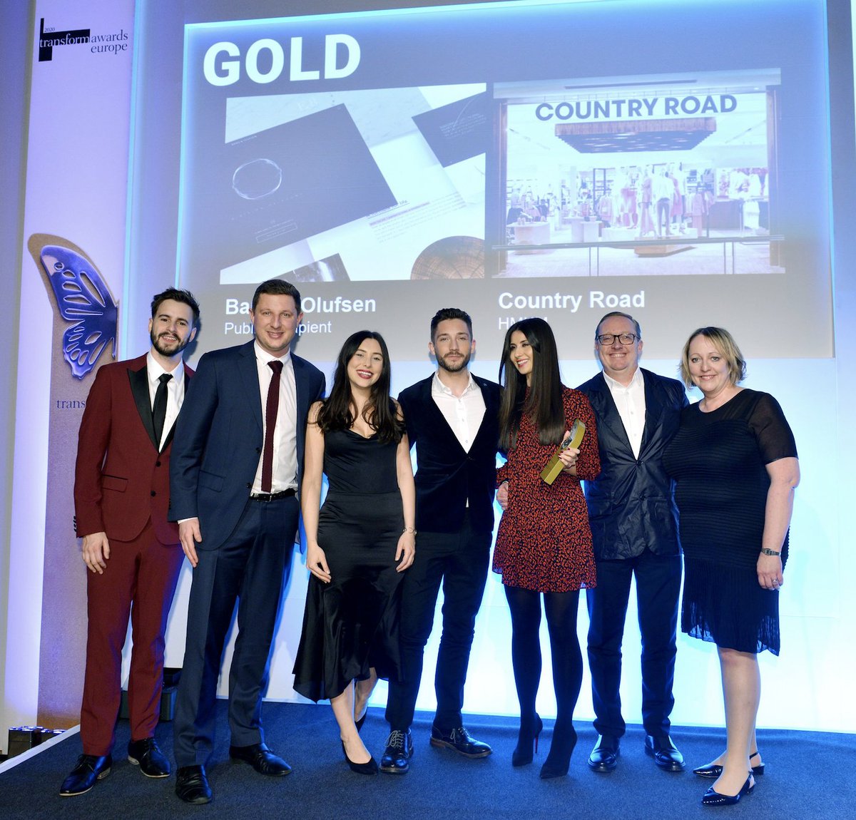 Interbrand's tweet photo. Interbrand Group’s #retail design consultancy @HMKMLondon won Gold at the @TransformEvents Awards Europe for their amazing #work with @CountryRoad. Congratulations to all involved!
Check out the project here: https://t.co/3lsXb30FEj
#TransformEuro #sustainablefashion https://t.co/q1nd7LJ95P