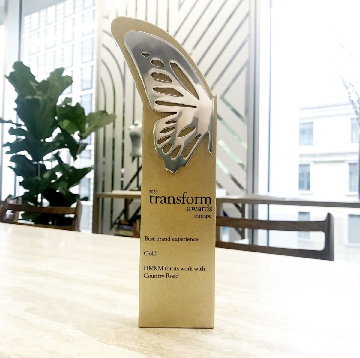 Interbrand's tweet photo. Interbrand Group’s #retail design consultancy @HMKMLondon won Gold at the @TransformEvents Awards Europe for their amazing #work with @CountryRoad. Congratulations to all involved!
Check out the project here: https://t.co/3lsXb30FEj
#TransformEuro #sustainablefashion https://t.co/q1nd7LJ95P