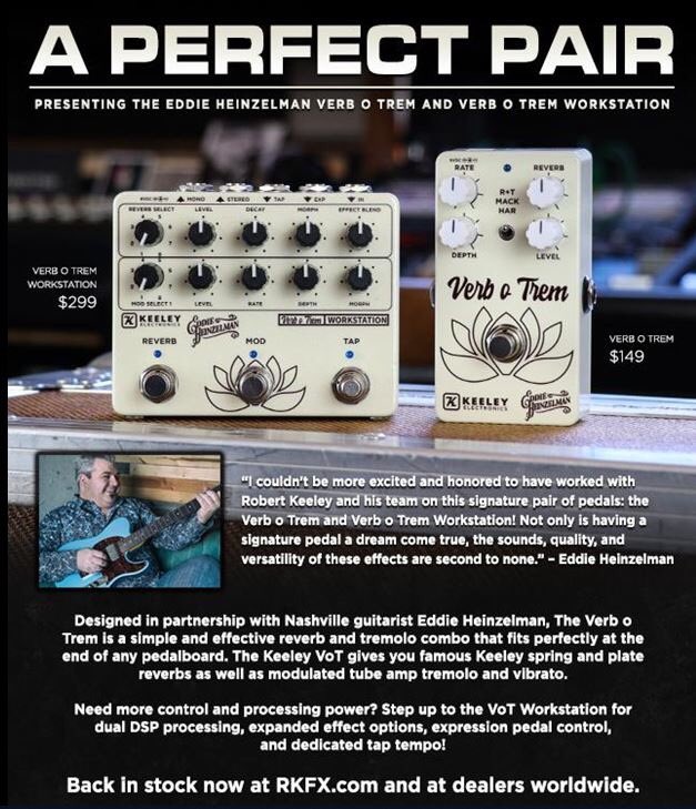 EddieHMusic's tweet photo. Available at https://t.co/5xZARtVNkK and https://t.co/vyppKvdPDp and your local Keeley Dealers! #eddieheinzelman #verbotrem #vot #tremolo #reverb #perfectpair #guitar #guitarpedals #modernvintage https://t.co/yLgK7aO90T