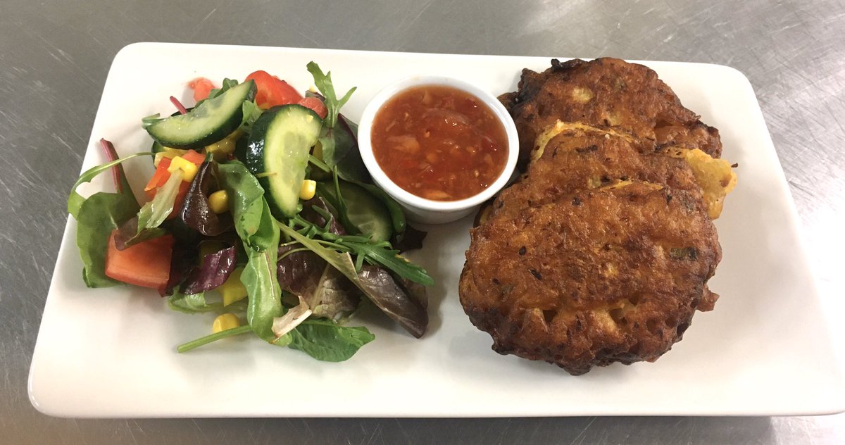 WindrushBar's tweet image. What’s freshly prepared, cooked to order and moreish?... try our salt fish fritters with a sweet chilli sauce.  Pop in #Windrushbarandkitchen or check us out on the usual takeaway Apps