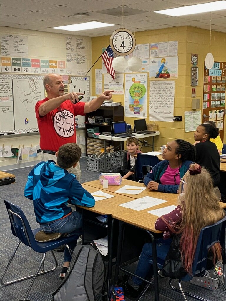 Teaching the Cuban Missile Crisis at Chukker Creek Elementary. Students enjoyed learning the events surrounding the crisis and and its impact by analyzing 1950s-60s toy commercials. <a href="/ChukkerCreek/">Chukker Creek</a> <a href="/adorries01/">Amber Bowman</a>