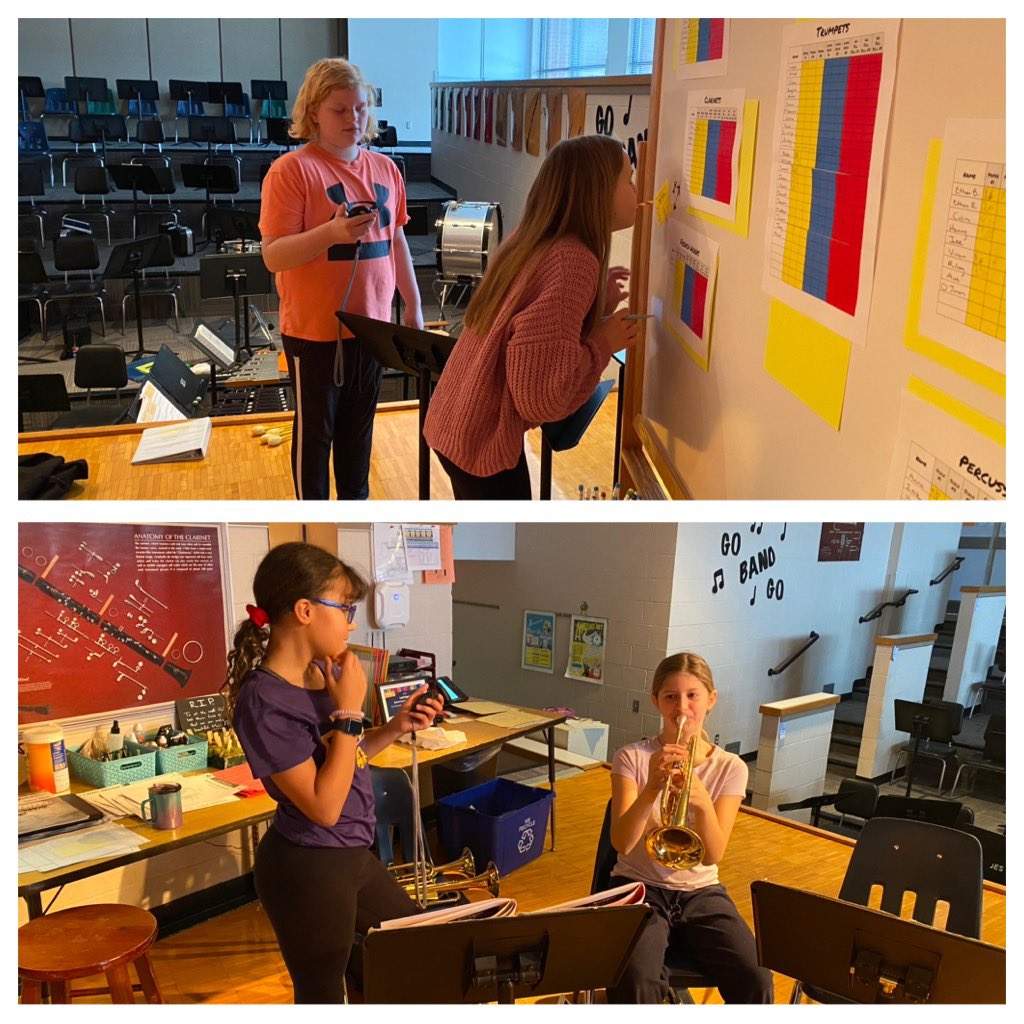 Band Madness started this week! Look out for a lot of long notes and quick finger techniques at home. 🎵 #gobandgo